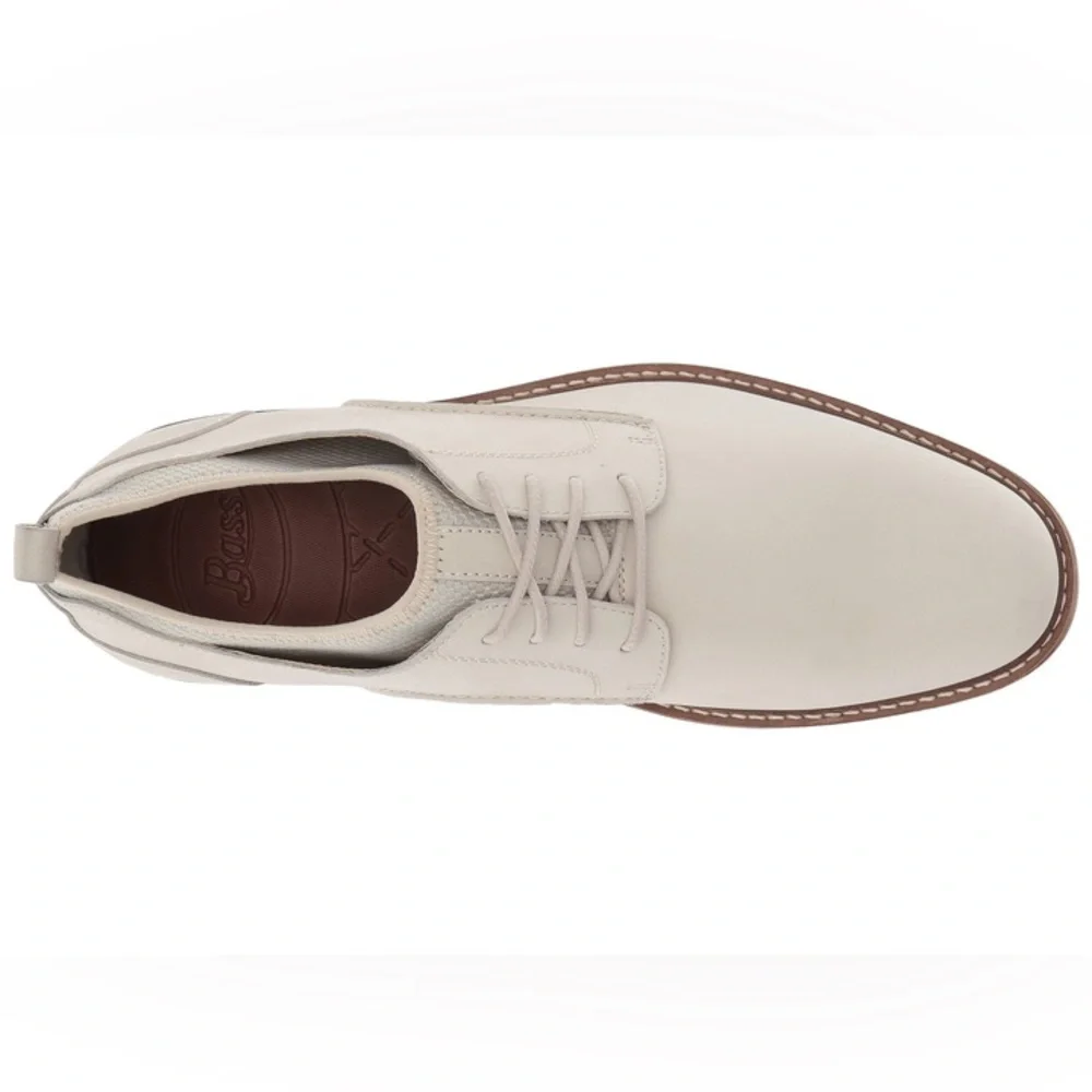 NEW!! Men’s G.H.Bass Dirty Buck 2.0 Plain Toe Oyster Leather Oxford Size 8M
